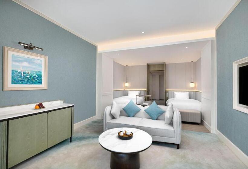 テラス付きスタンダードルーム, Xiamen International Seaside Hotel Free Welcome Fruit& Mini Bar