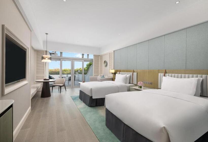 テラス付きスタンダードルーム, Xiamen International Seaside Hotel Free Welcome Fruit& Mini Bar