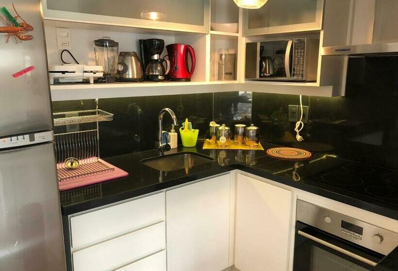 آپارتمان 1 خوابه با چشم‌انداز دریا, Punta Del Este Lux Tower