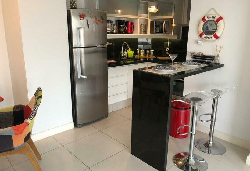 آپارتمان 1 خوابه با چشم‌انداز دریا, Punta Del Este Lux Tower