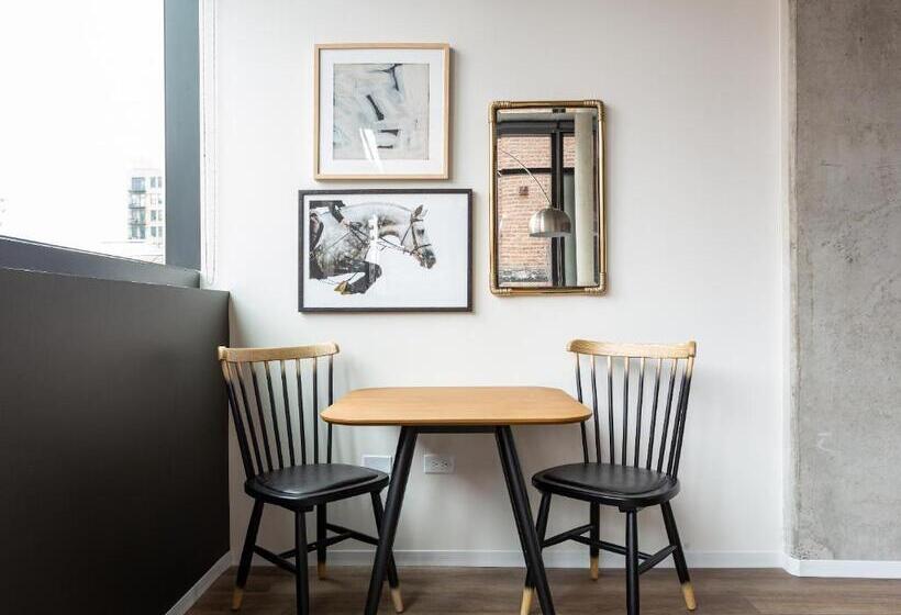 آپارتمان 1 خوابه با بالکن, Sonder South Wabash