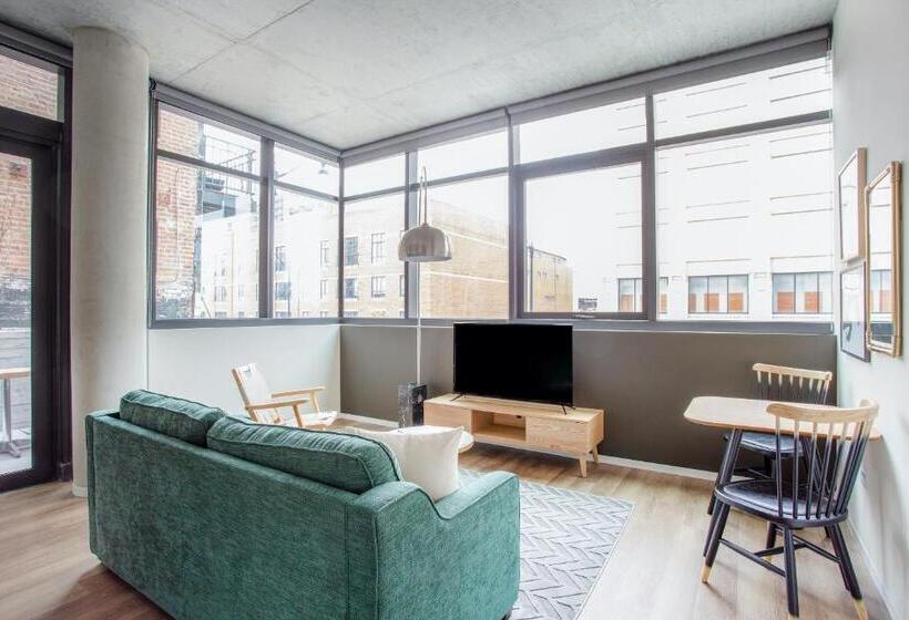 آپارتمان 1 خوابه با بالکن, Sonder South Wabash