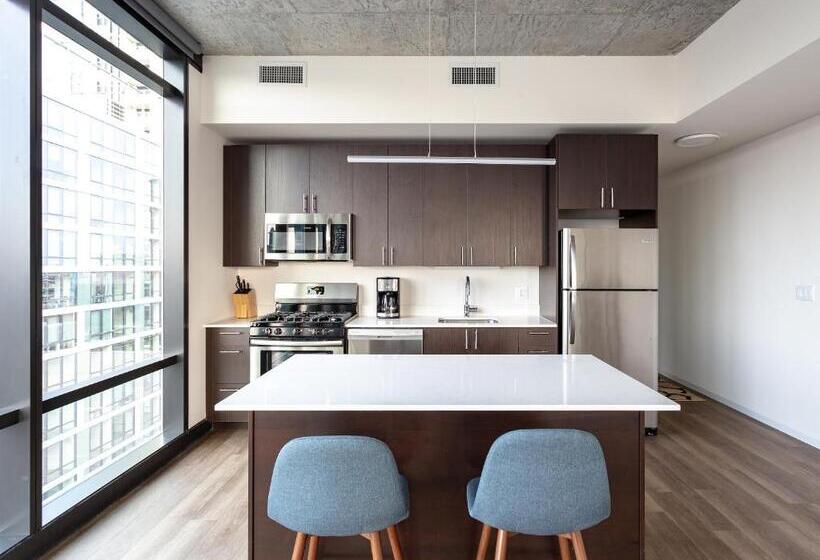 آپارتمان سوپریور 1 خوابه, Sonder South Wabash