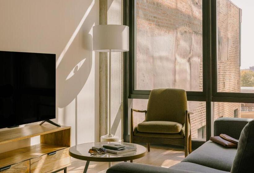 آپارتمان 2 خوابه با بالکن, Sonder South Wabash