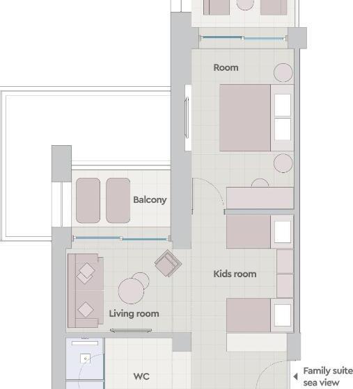 Family Suite, Marbella, Mar Bella Collection