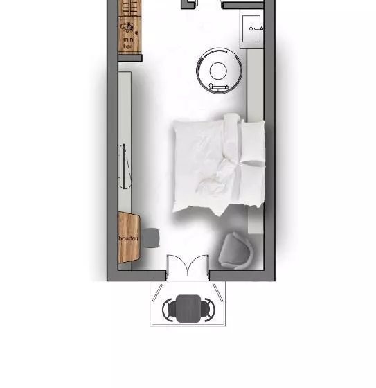 パノラミックビュースタンダードルーム, Myconian Ambassador Relais & Chateaux