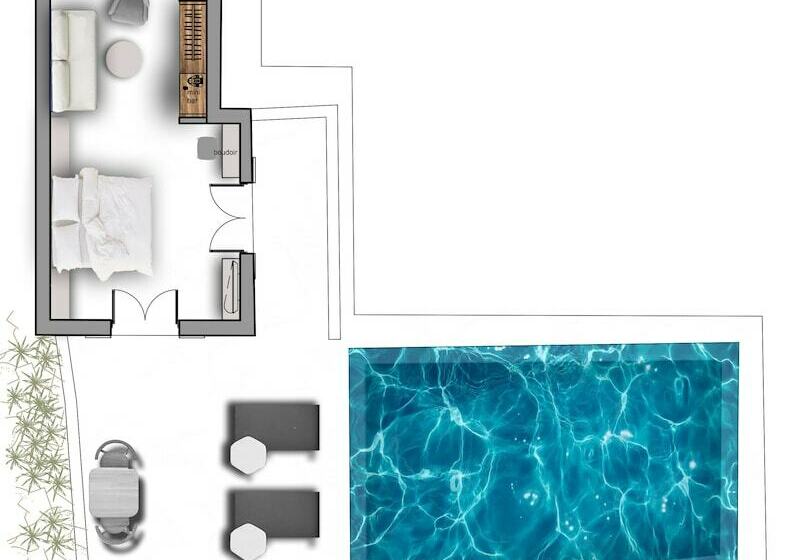 غرفة قياسية, Myconian Ambassador Relais & Chateaux