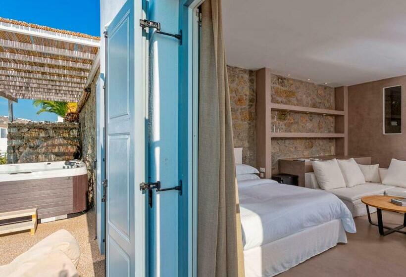 جناح مزود بجاكوزى, Myconian Ambassador Relais & Chateaux