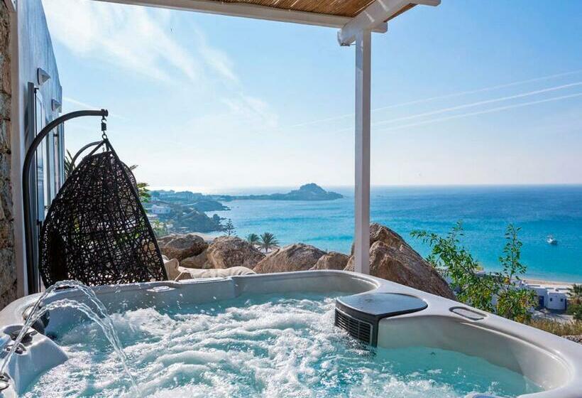 Люкс с гидромассажем, Myconian Ambassador Relais & Chateaux