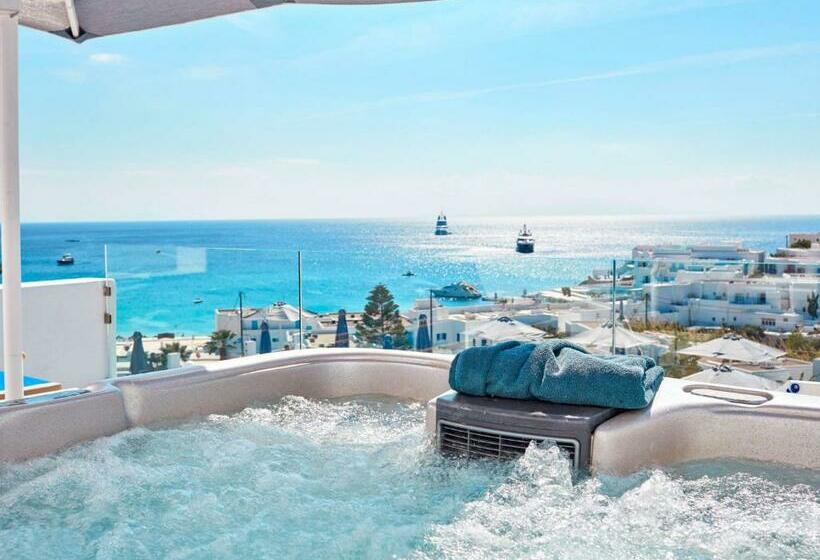 Люкс с гидромассажем, Myconian Ambassador Relais & Chateaux