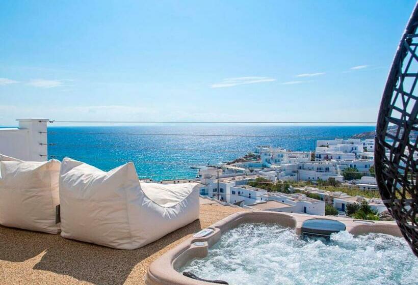 جناح مزود بجاكوزى, Myconian Ambassador Relais & Chateaux