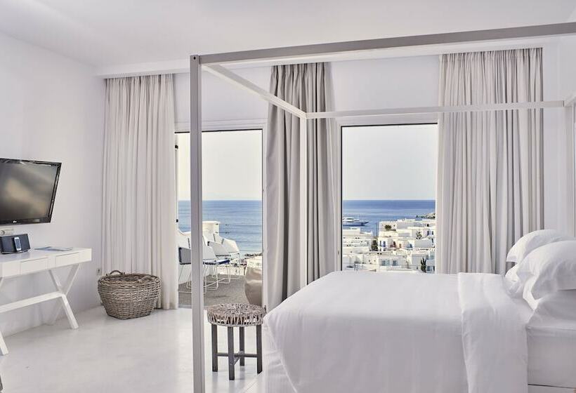Люкс с гидромассажем, Myconian Ambassador Relais & Chateaux