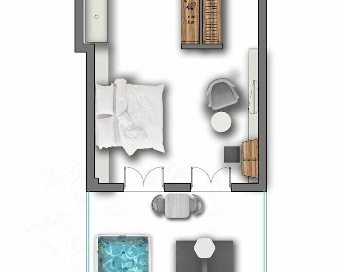 جناح مزود بجاكوزى, Myconian Ambassador Relais & Chateaux