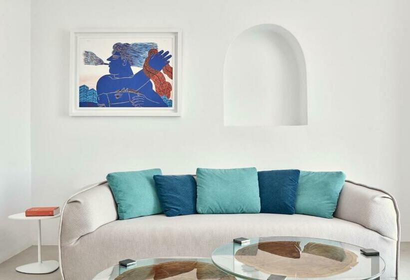 فيلا غرفتين نوم مطلة على البحر, Myconian Ambassador Relais & Chateaux