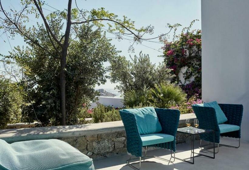 فيلا غرفتين نوم مطلة على البحر, Myconian Ambassador Relais & Chateaux