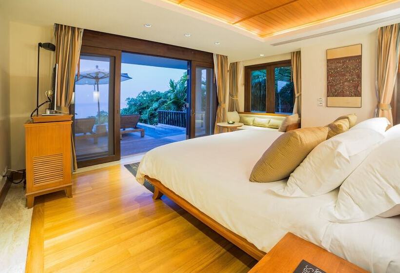 וילת חדר שינה 1 עם נוף לים, Trisara Villas & Residences Phuket