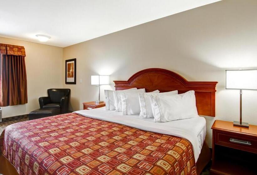 חדר סטנדרט עם מיטת קינג, Canalta Rocky Mountain House