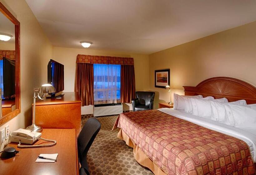 חדר סטנדרט עם מיטת קינג, Canalta Rocky Mountain House