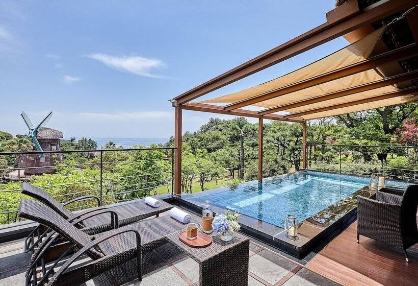 Вилла с 1 спальней и бассейном, Lotte Hotel Jeju