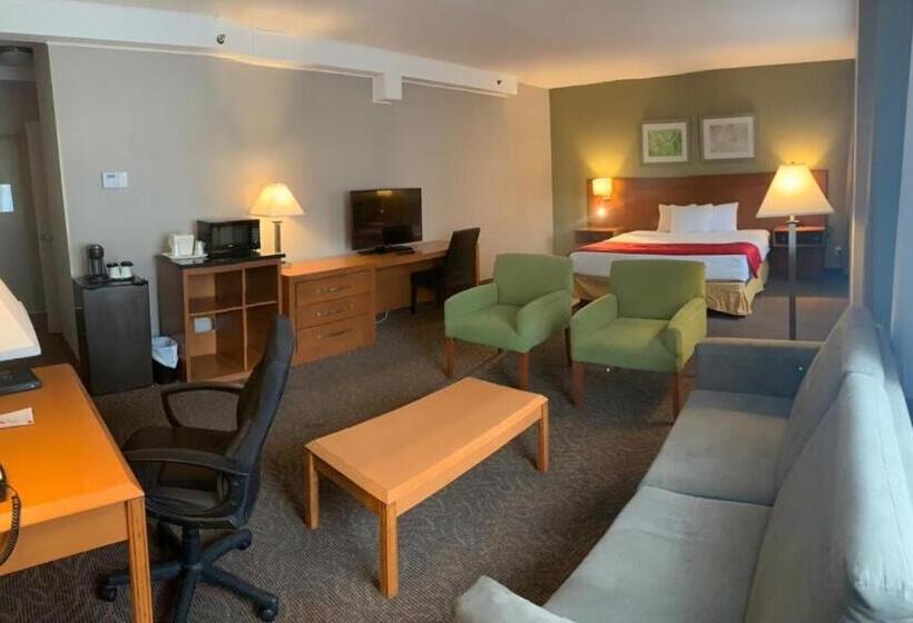 キングサイズベッドのスイートルーム, Ramada Plaza By Wyndham Montreal