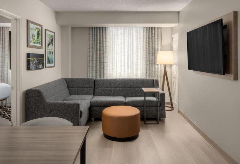 带2个卧室的套房, Residence Inn Portland Downtown/riverplace