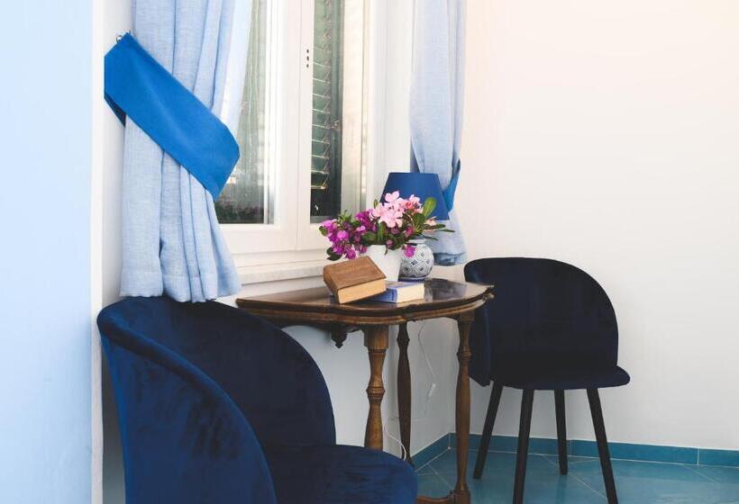 חדר דלוקס עם מרפסת נוף לים, Parco Augusto