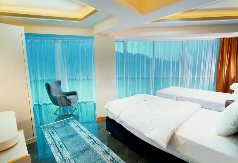 キングサイズベッドのスイートルーム, Continent Luxury Suites Sakarya
