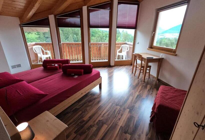 غرفة ديلوكس مزودة بشرفة, Agritur Fiore