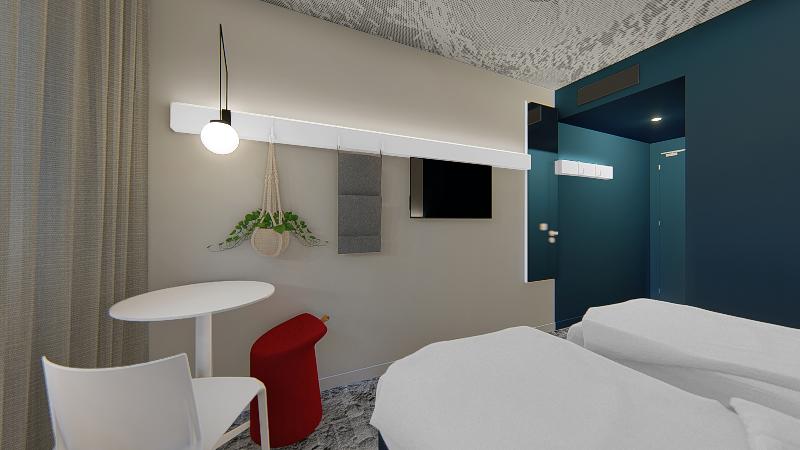 غرفة قياسية سرير كينج لذوى الإحتياجات الخاصة, Red Roof Inn Santa Ana