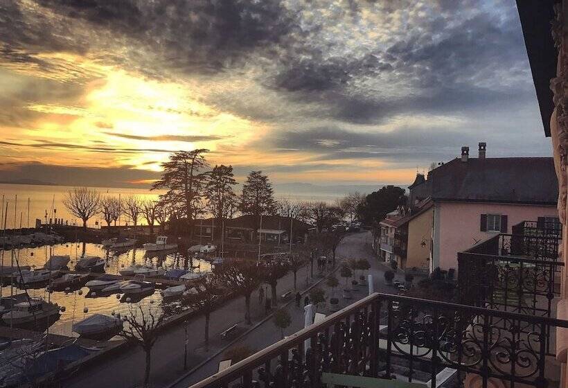 غرفة ديلوكس مطلة على البحيرة, Rivage Hotel Restaurant Lutry