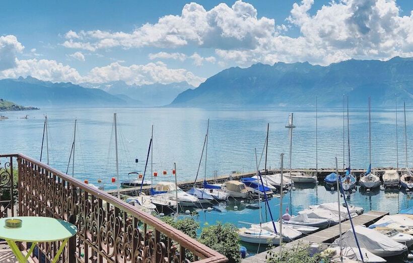 غرفة ديلوكس مطلة على البحيرة, Rivage Hotel Restaurant Lutry