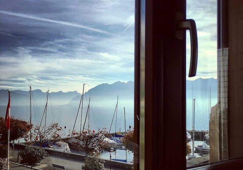 Deluxezimmer Seeblick, Rivage Hotel Restaurant Lutry