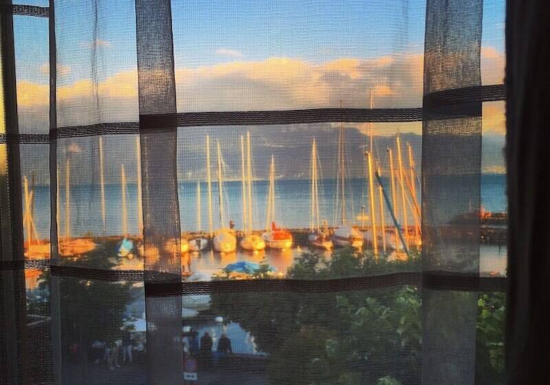 غرفة ديلوكس مطلة على البحيرة, Rivage Hotel Restaurant Lutry