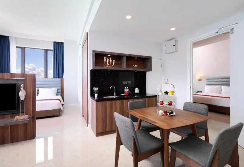 ファミリースイートの２ベッドルーム, Hompton Hotel by The Beach