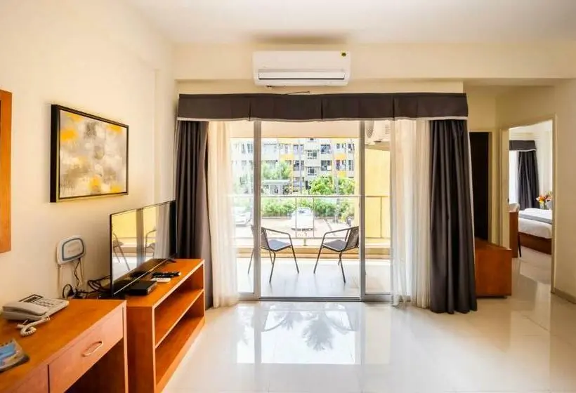 Standard-huone King-vuode, Reemz Beach Heaven , Anjuna