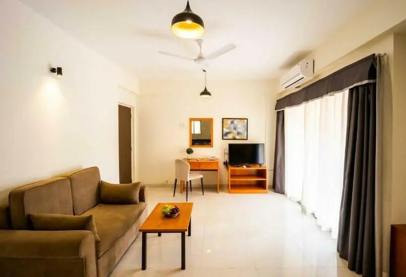 Standard-huone King-vuode, Reemz Beach Heaven , Anjuna