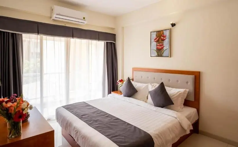 Standard-huone King-vuode, Reemz Beach Heaven , Anjuna