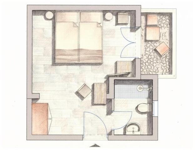 חדר סטנדרט עם מרפסת, Aegean