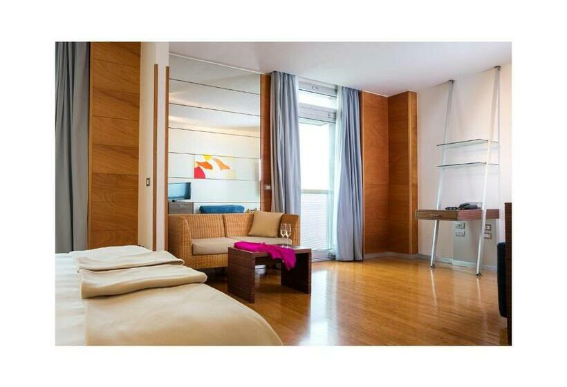 高级房间侧面带海景, Towers Hotel Stabiae Sorrento Coast