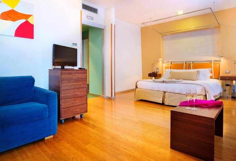 高级房间侧面带海景, Towers Hotel Stabiae Sorrento Coast