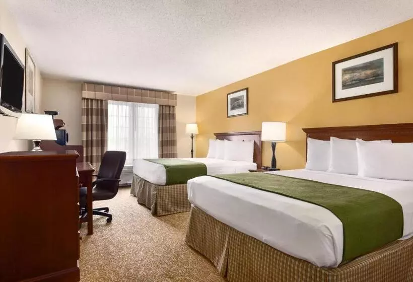 身障者適用クイーンサイズベッドルーム, Country Inn & Suites By Radisson, Marion, Oh
