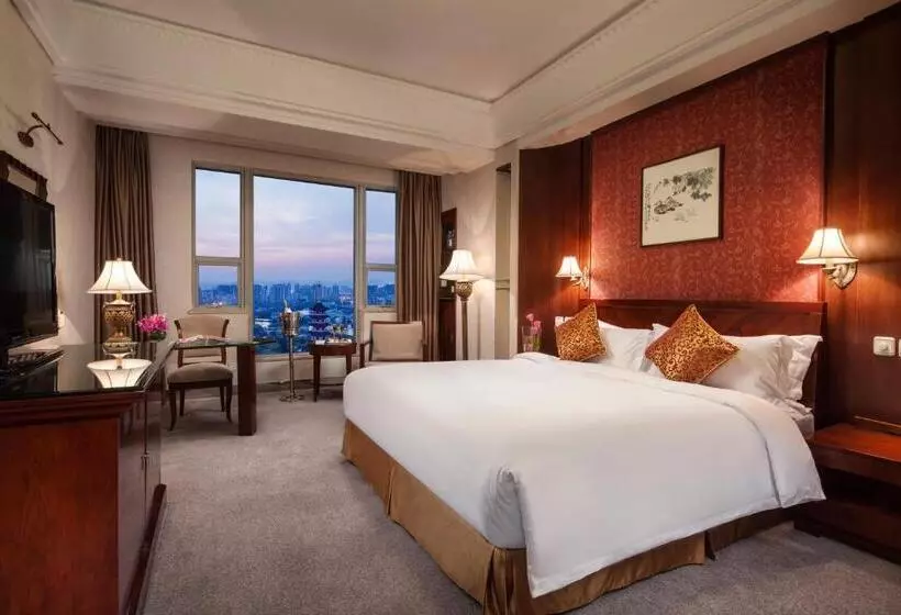 Deluxe-huone King-vuode, Overseas Chinese Hotel Wenzhou