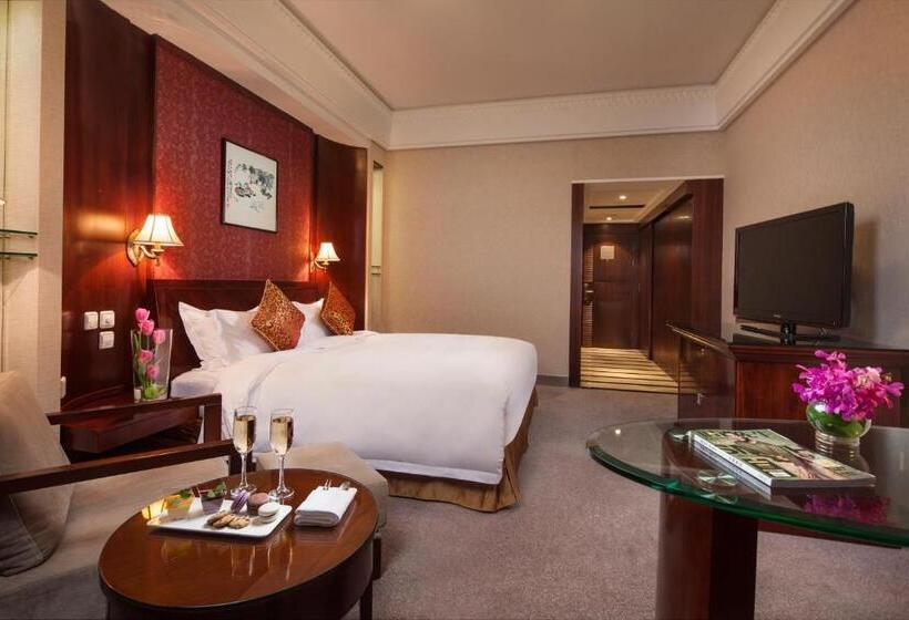 キングサイズベッドのデラックスルーム, Overseas Chinese Hotel Wenzhou