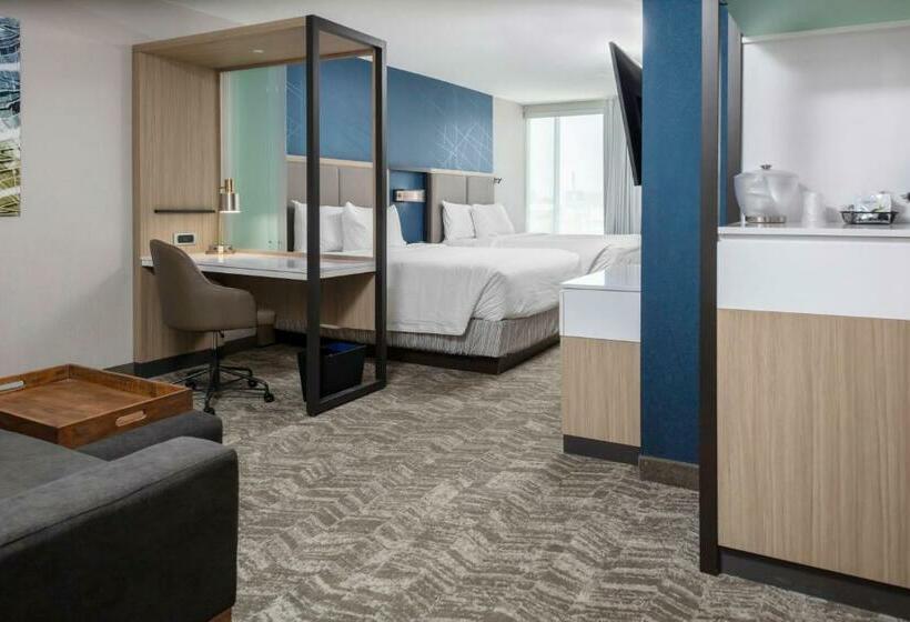 استودیوی استاندارد با تخت دو نفره بزرگ, Springhill Suites Kansas City Airport