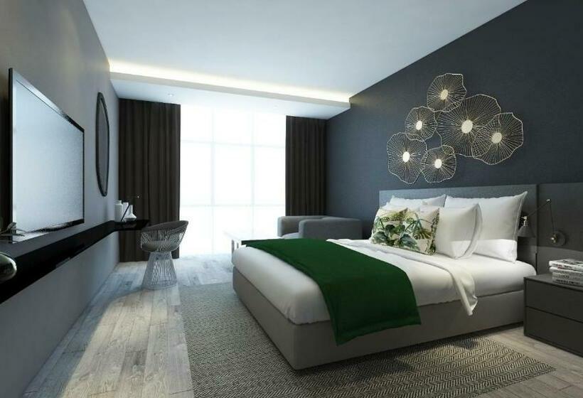 חדר דחוקס עם מיטת קינג, Scapes