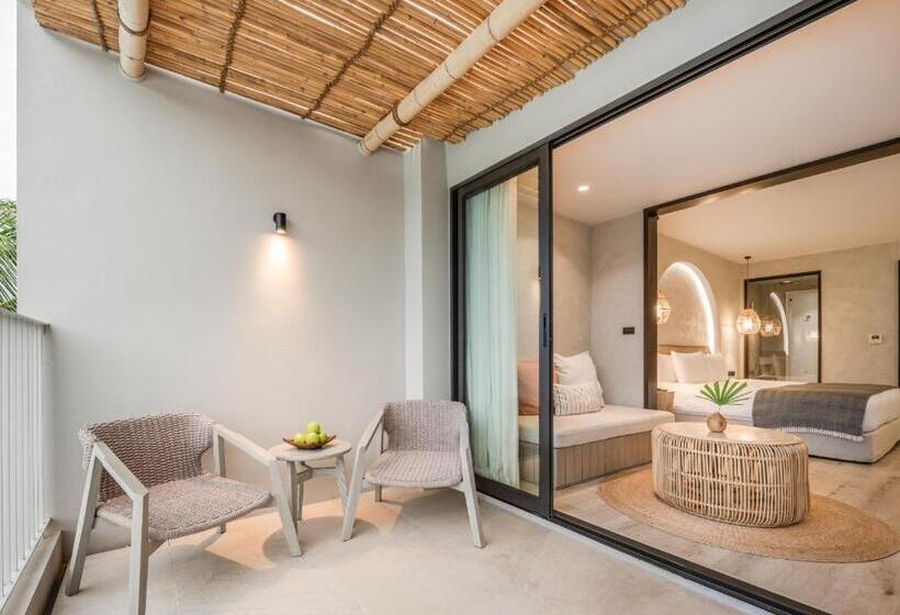 חדר דחוקס עם מיטת קינג, Vala Hua Hin   Nu Chapter Hotels