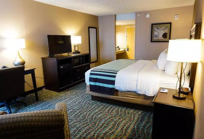 اتاق استاندارد با تخت بزرگ برای معلولان, Boarders Inn & Suites By Cobblestone Hotels   Grand Island