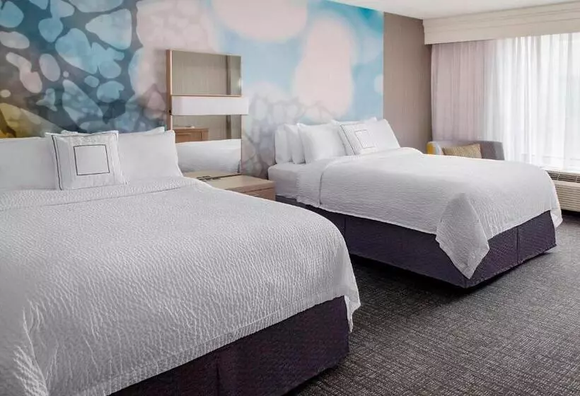 اتاق استاندارد با 2 تخت دوبل, Courtyard Charlotte City Center