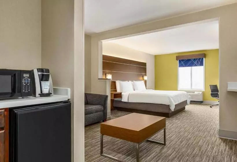 キングサイズベッドのスイートルーム, Holiday Inn Express & Suites Philadelphia   Mt Laurel, An Ihg