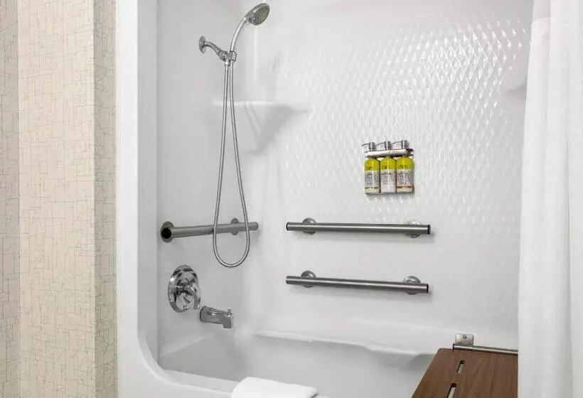 身障者適用クイーンサイズベッドルーム, Holiday Inn Express & Suites Philadelphia   Mt Laurel, An Ihg